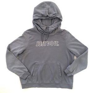 Vintage Nike Womens Funnel Neck Hoodie L